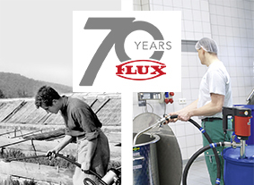 70 years electric drum pump - 70 years FLUX brand